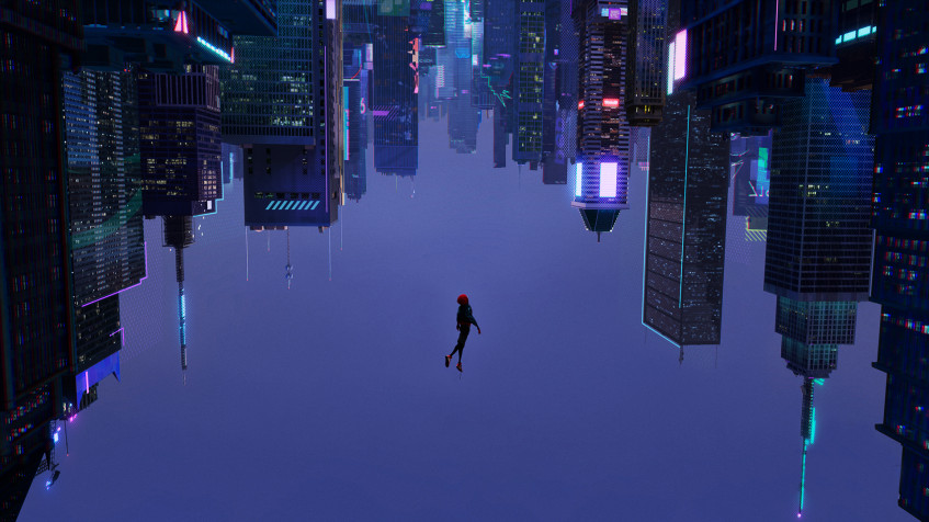 Spider Man Into The Spider Verse Full HD 1080p Wallpaper 1920x1080px