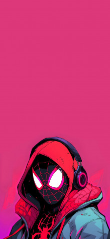 Miles Morales Android Wallpaper Image 1181x2560px