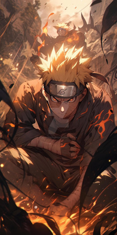 Naruto Uzumaki iPhone Wallpaper Image 1280x2560px