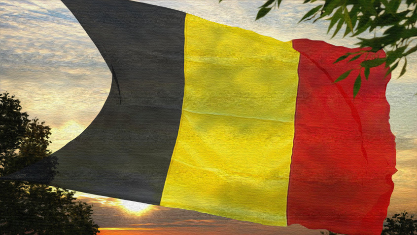 Belgium Flag 4k UHD Wallpaper 3840x2160px