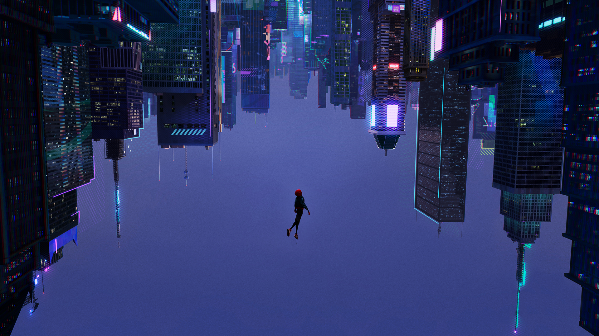 Spider Man Into The Spider Verse Full HD 1080p Wallpaper 1920x1080