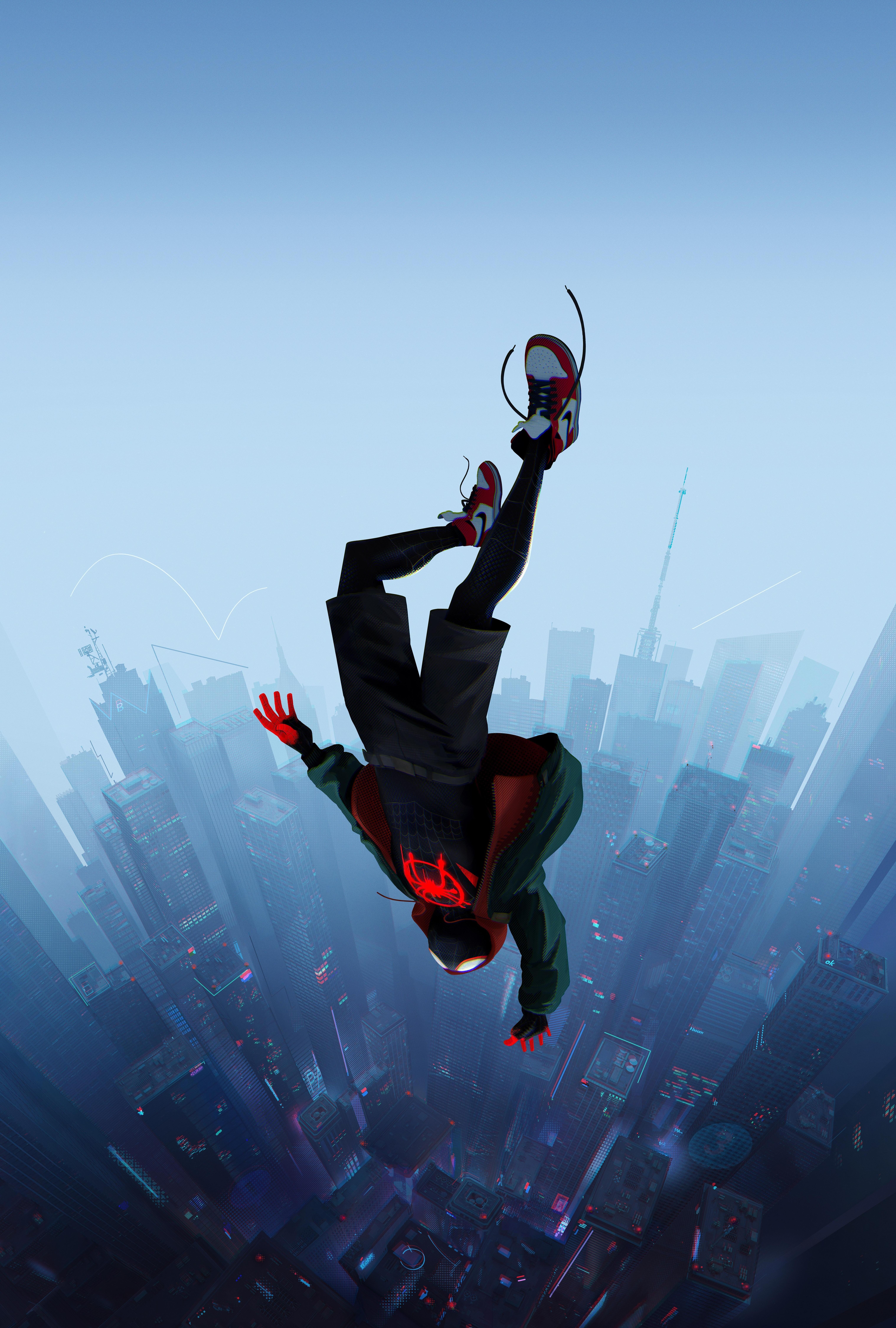 Spider Man Into The Spider Verse Mobile Background 6072x9000