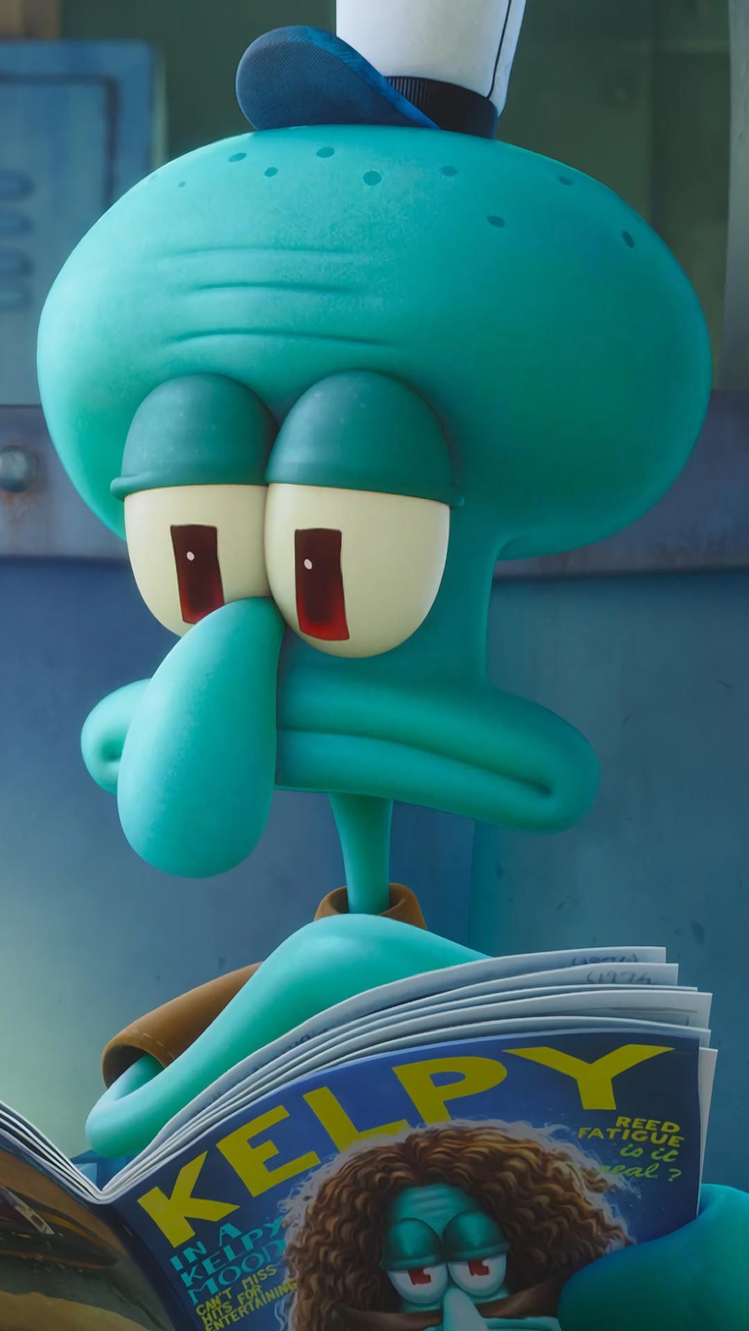 Squidward Mobile Background 1080x1920
