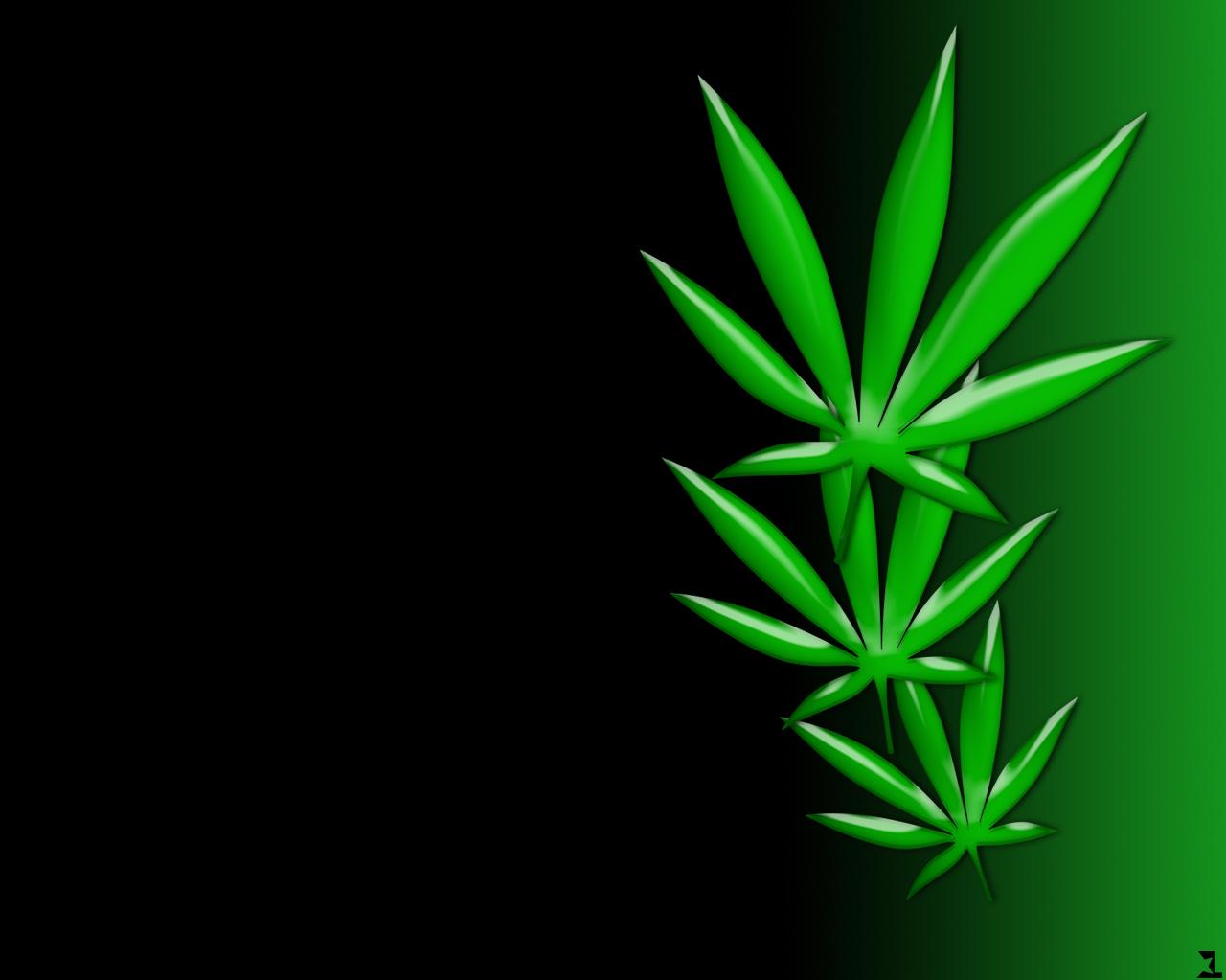 Cool Weed HD Background 1280x1024