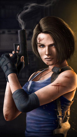 Jill Valentine Android Wallpaper Image 1080x1920px