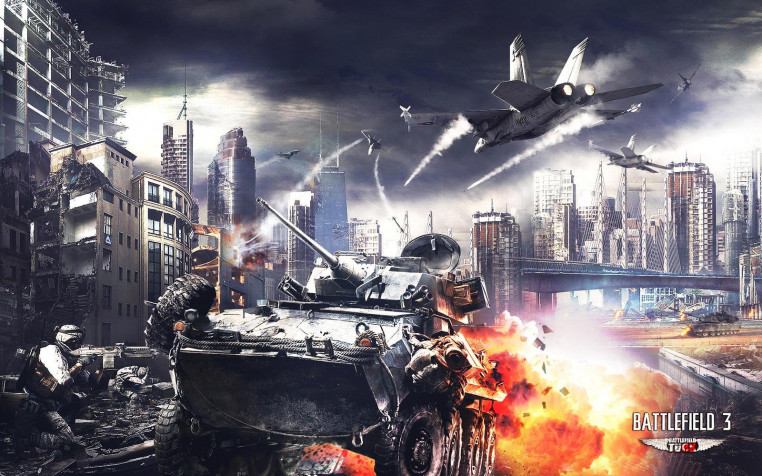 Battlefield 3 Laptop Wallpaper 1600x1000px