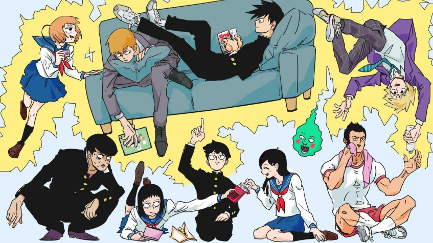 Mob Psycho 100 Full HD 1080p Wallpaper 1920x1080px