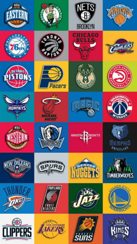 Nba Logo Mobile Background 800x1422px