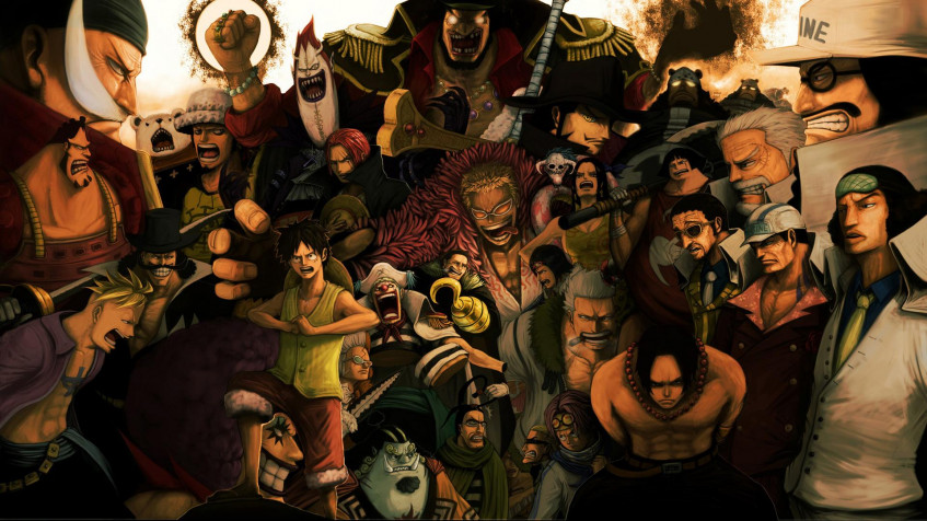 Sengoku One Piece Full HD 1080p Wallpaper 1920x1080px