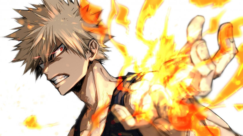 Katsuki Bakugo Full HD 1080p Wallpaper 1920x1080px