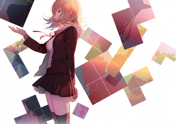 Chiaki Nanami Desktop HD Wallpaper 2400x1698px