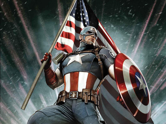 Captain America Desktop HD Background 1600x1200px