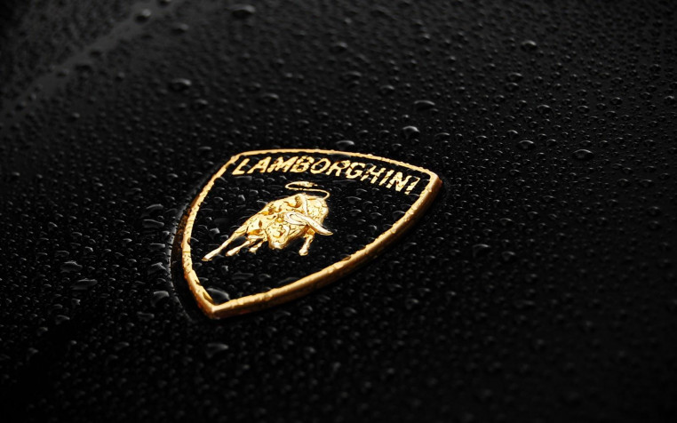 Lamborghini Logo HD Background 1600x1000px