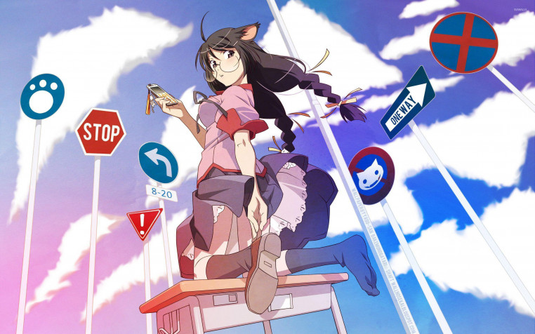 Tsubasa Hanekawa Background Image 2560x1600px