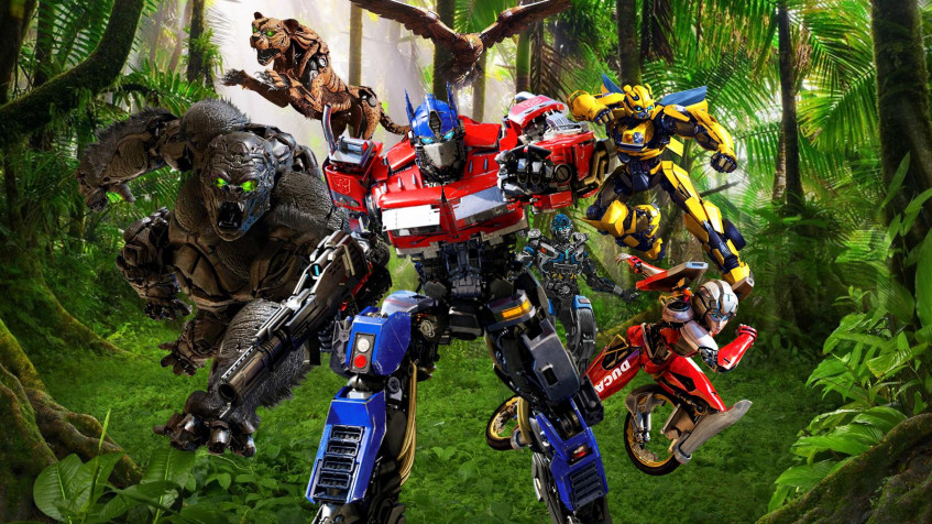 Transformers Rise Of The Beasts Full HD 1080p Wallpaper 1920x1080px