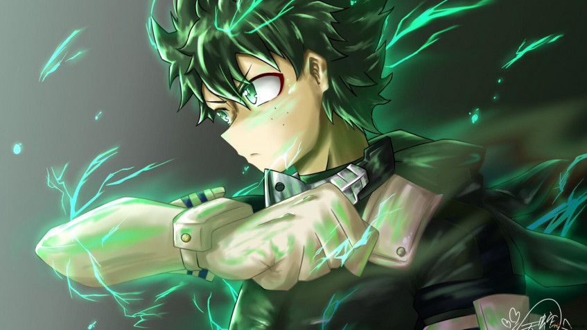 Izuku Midoriya Full HD 1080p Wallpaper 1920x1080px