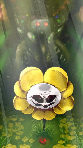 Undertale iPhone Background Image 1024x1821px