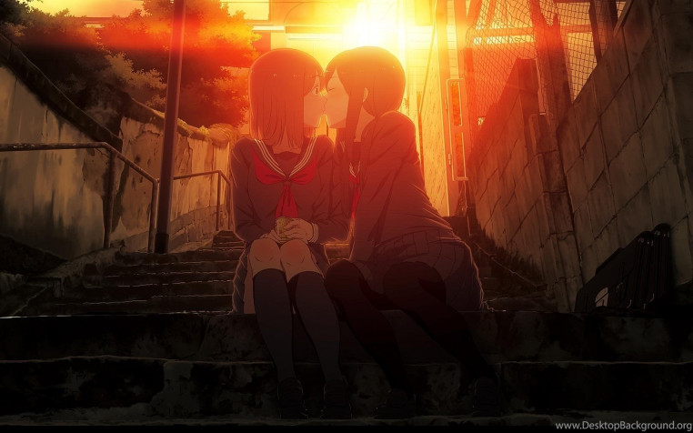 Anime Love Widescreen HD Wallpaper 1920x1200px