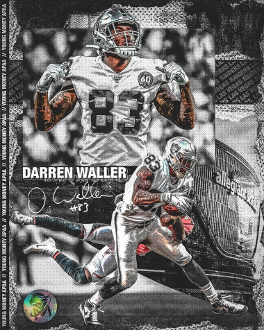 Darren Waller Phone Background 1638x2048px