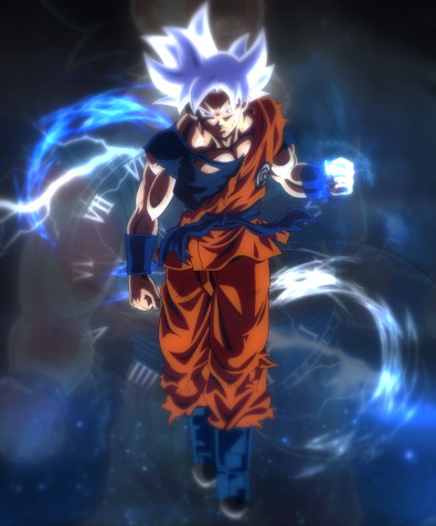 Goku Ultra Instinct Phone Wallpaper 1280x1541px