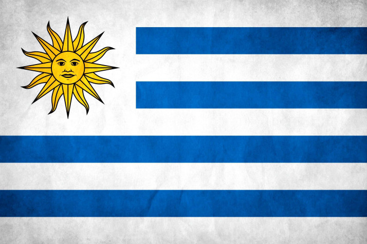 Uruguay Flag Desktop HD Wallpaper 2560x1707px