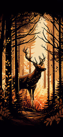 Deer iPhone Wallpaper 1183x2560px