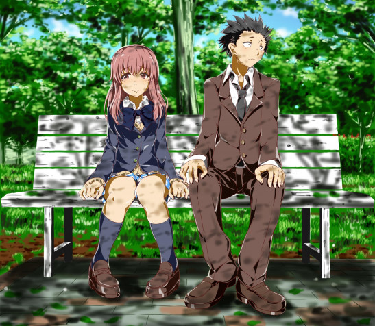 Shouko Nishimiya MacBook Wallpaper 2400x2088px