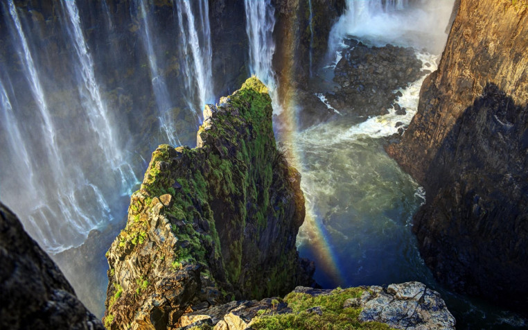 Victoria Falls Widescreen HD Wallpaper 1920x1200px