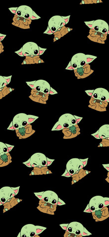 Baby Yoda Mobile Background 1183x2560px