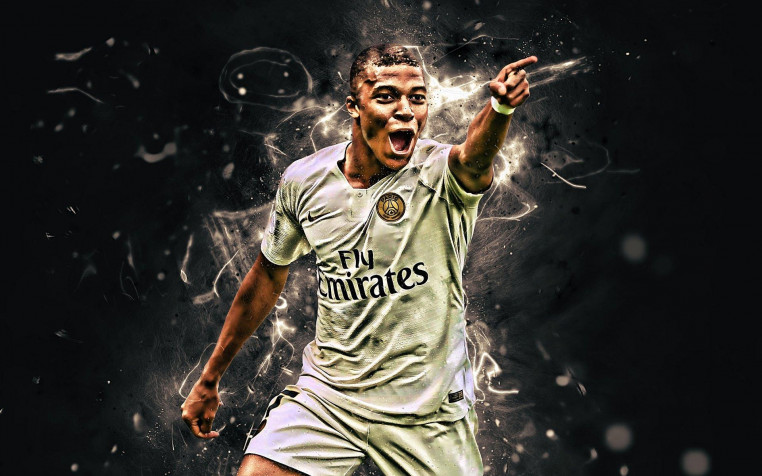 Kylian Mbappe Widescreen HD Wallpaper 1920x1200px