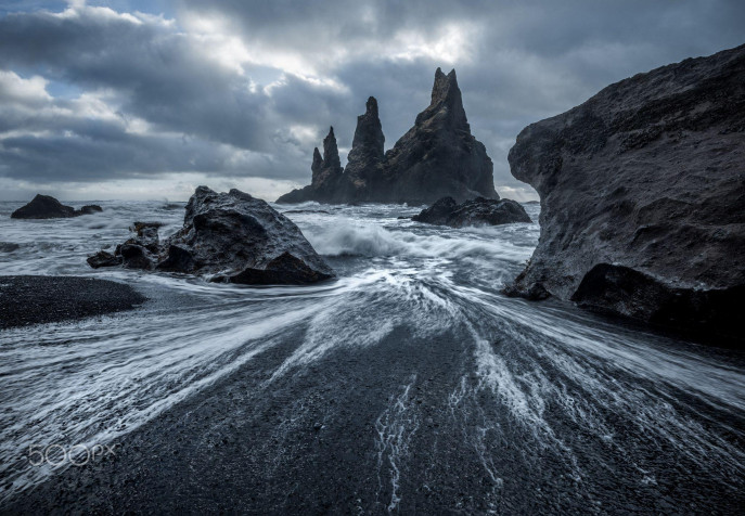 Reynisfjara Iceland Laptop Background 2048x1419px