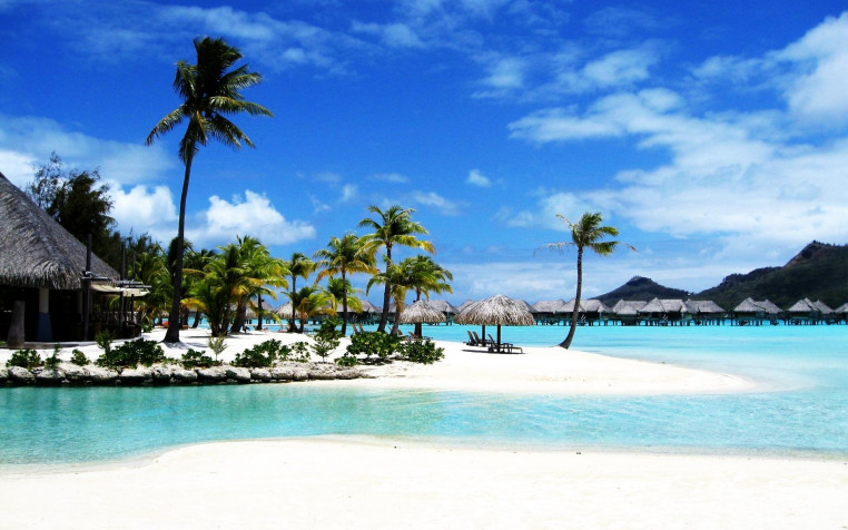 Bora Bora Widescreen HD Wallpaper 1920x1200px