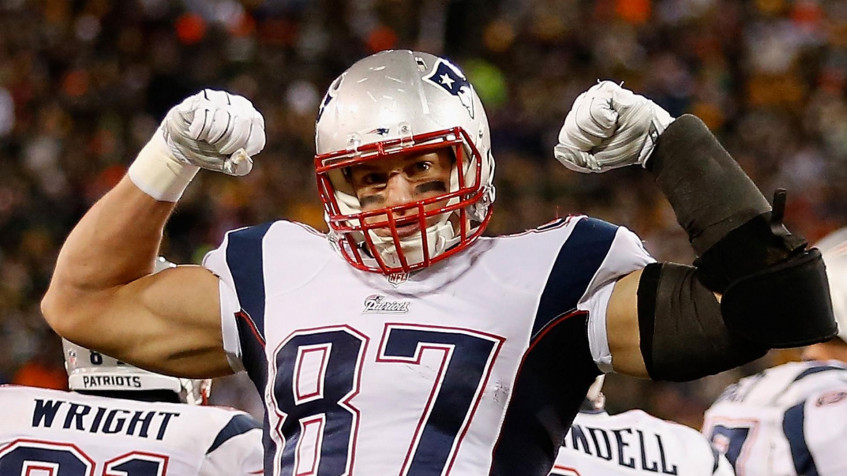 Rob Gronkowski Full HD 1080p Wallpaper 1920x1080px