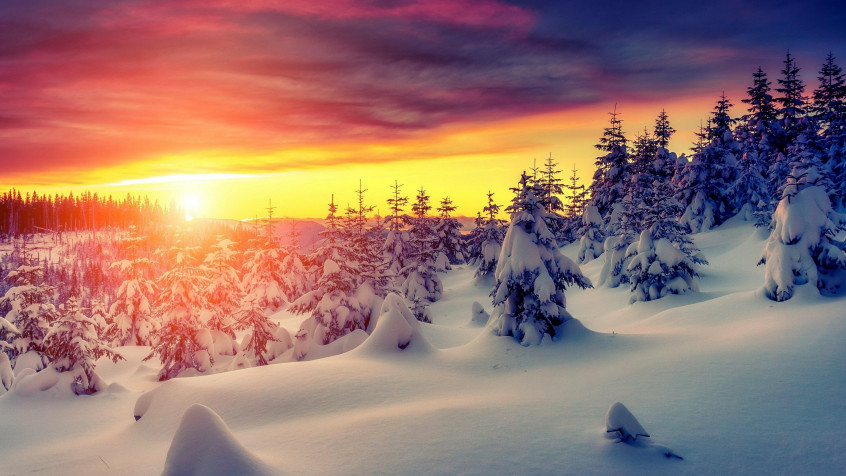 Winter 4k UHD Wallpaper 3840x2160px