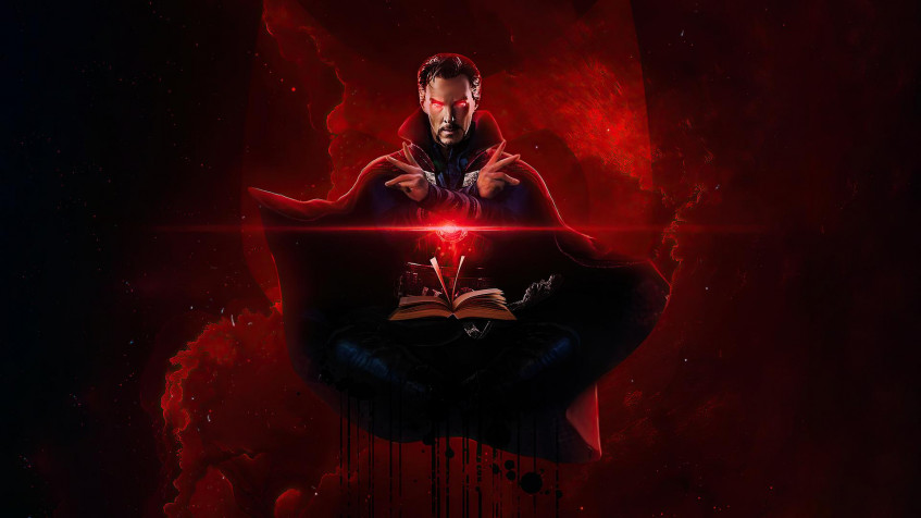 Aesthetic Dr Strange Full HD 1080p Wallpaper 1920x1080px