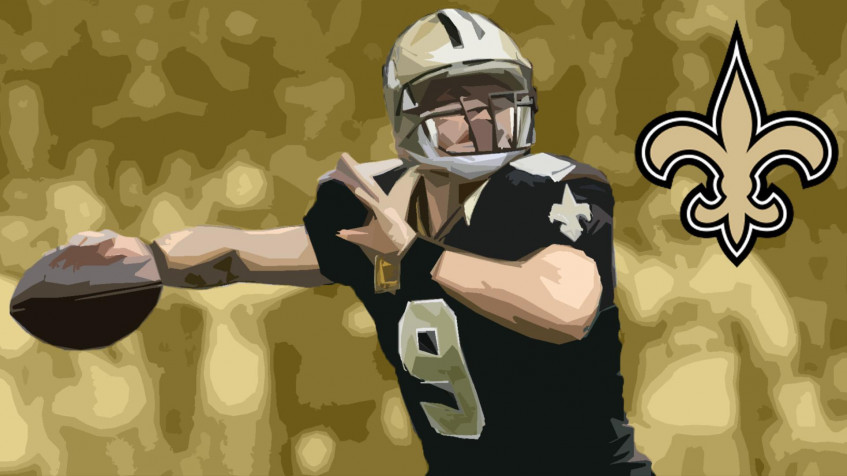 Drew Brees Full HD 1080p Wallpaper 1920x1080px