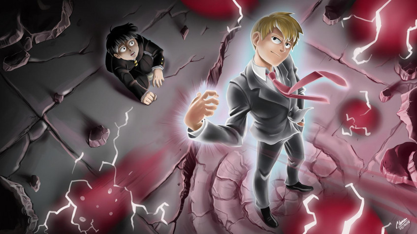 Arataka Reigen Full HD 1080p Wallpaper 1920x1080px