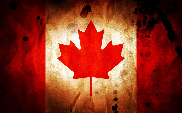 Canada Flag MacBook Wallpaper 1680x1050px