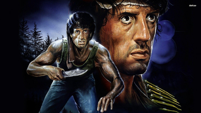 Sylvester Stallone Rambo Full HD 1080p Wallpaper 1920x1080px