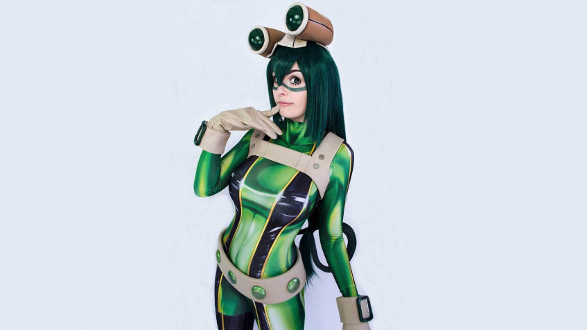 Tsuyu Asui Full HD 1080p Wallpaper 1920x1080px