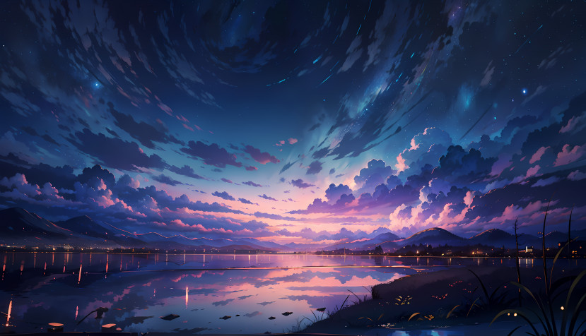 Anime Scenery Wallpaper Image 3904x2240px