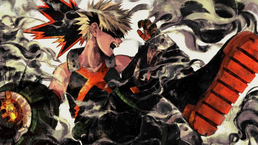 Katsuki Bakugo 4k UHD Wallpaper 3840x2160px