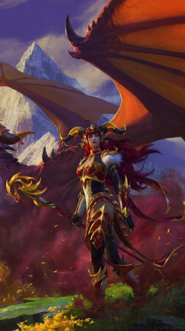 Alexstrasza 4k Phone Wallpaper 2160x3840px