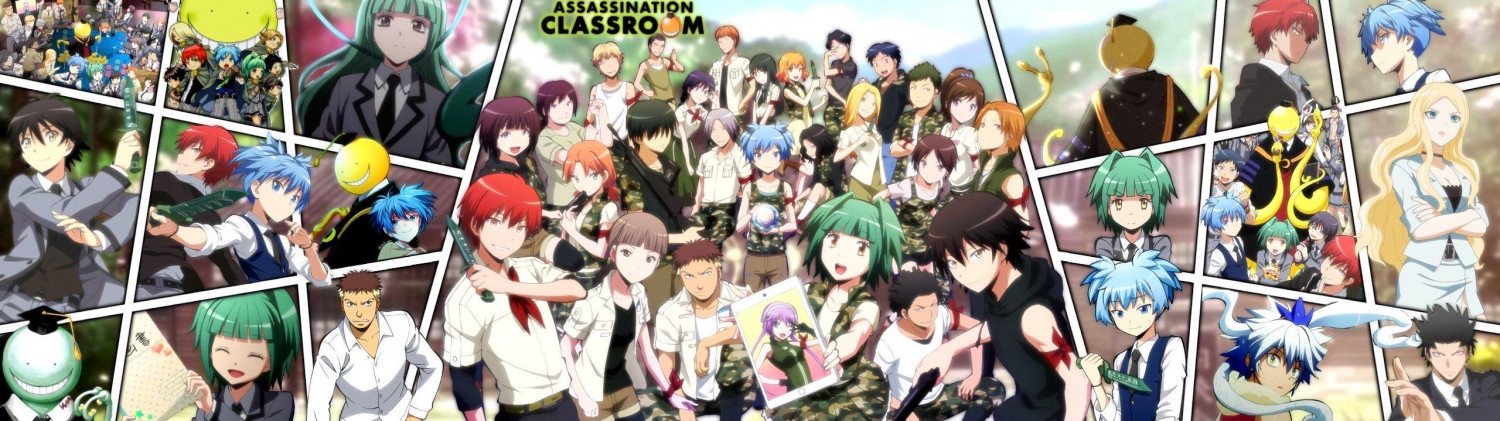 Assassination Classroom Laptop Wallpaper 2560x720px