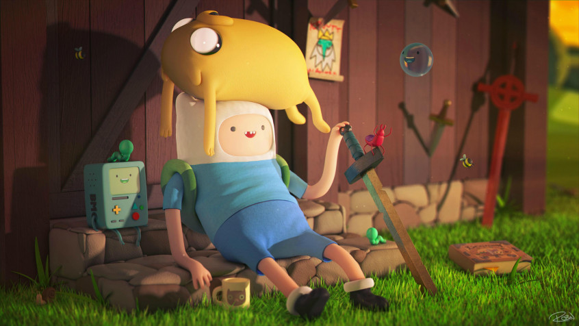 Adventure Time Laptop Wallpaper 3840x2161px