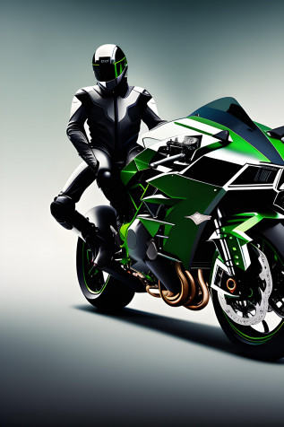 Ninja H2r Phone Background Image 2048x3072px