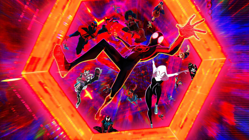 Spider Man Into The Spider Verse Full HD 1080p Wallpaper 1920x1080px