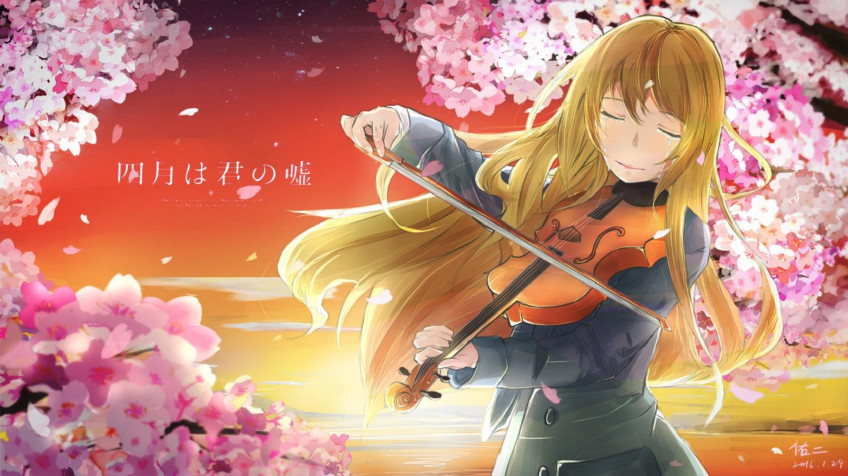 Kaori Miyazono Desktop Wallpaper 1603x900px