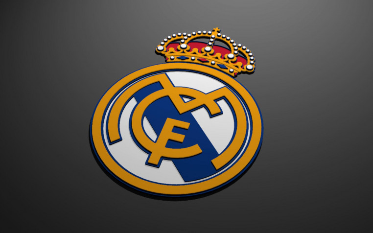 Real Madrid Logo Widescreen HD Wallpaper 1920x1200px