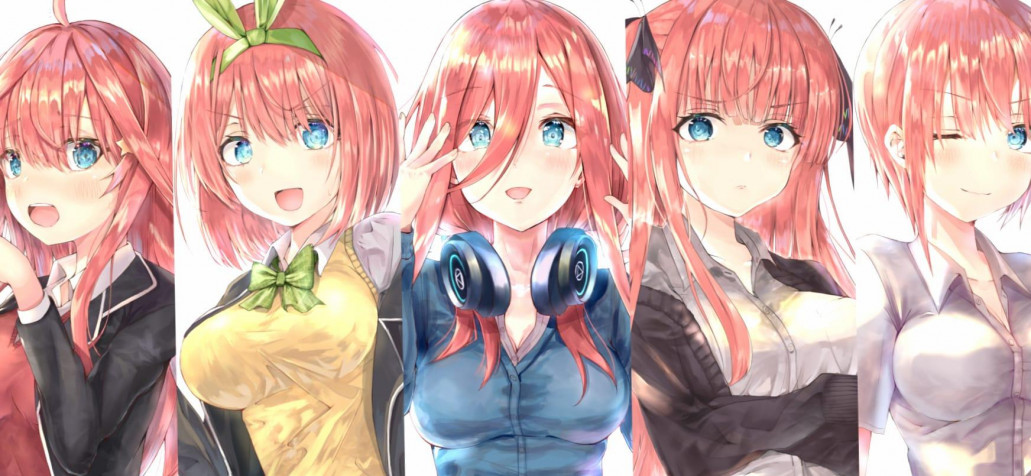 The Quintessential Quintuplets MacBook Background 1744x806px